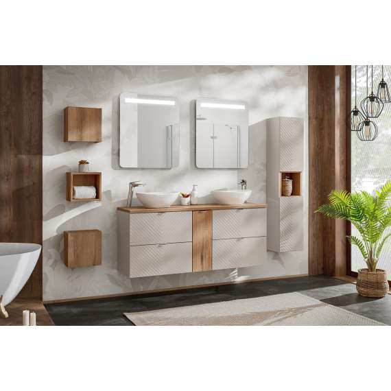 Servantskap Viva 60 cm - cashmere - 2 skuffer