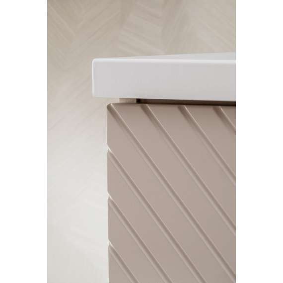 Servantskap Viva 80 cm - cashmere - 2 skuffer