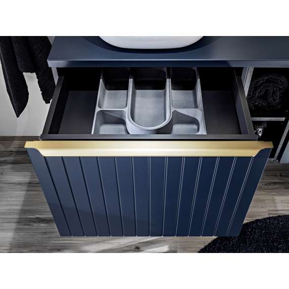 Servantskap Santa Fe 60 cm - marineblå - 1 stor skuff