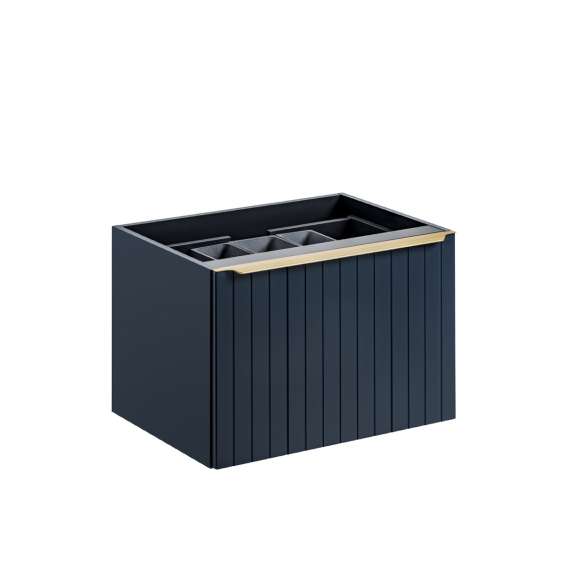 Servantskap Santa Fe 80 cm - marineblå - 1 stor skuff