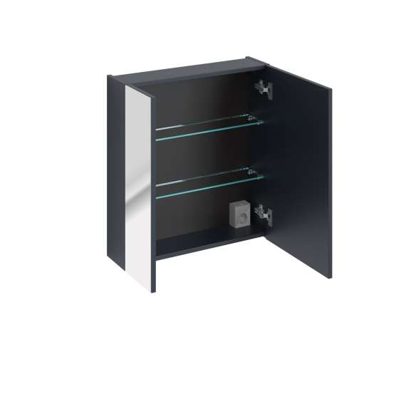 Speilskap Santa Fe 60x65 cm - marineblå - 2 dører