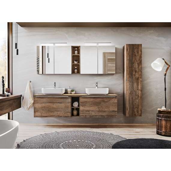 Underskap Santa Fe 20 cm - eik vintage - med hylle