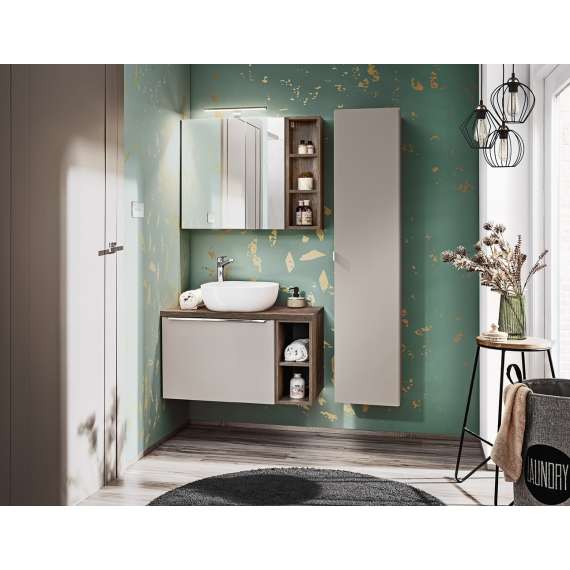 Servantskap Santa Fe 60 cm - beige - 1 stor skuff