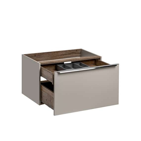 Servantskap Santa Fe 80 cm - beige - 1 stor skuff