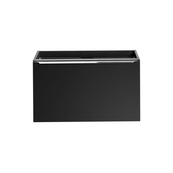 Servantskap Santa Fe 80 cm - sort - 1 stor skuff