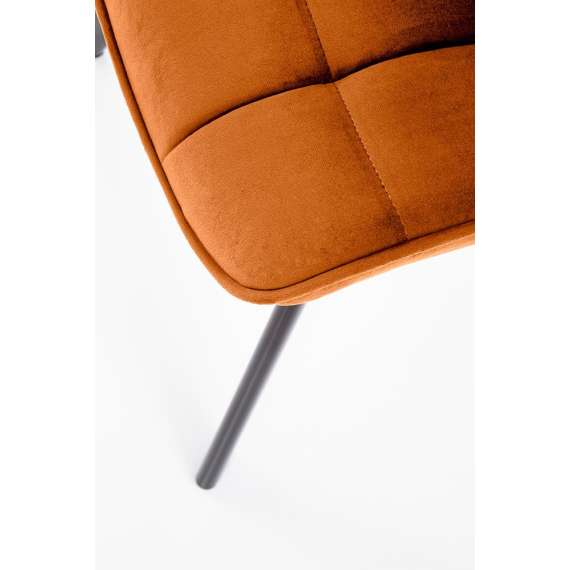 Stol Merida - kanel - velvet - svart ben