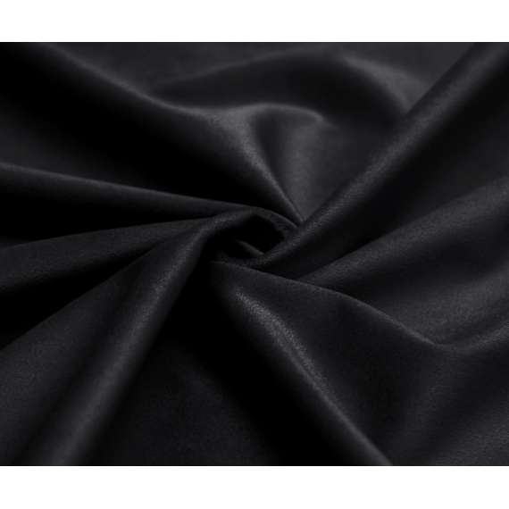 Stol Merida - svart - velvet - svart ben