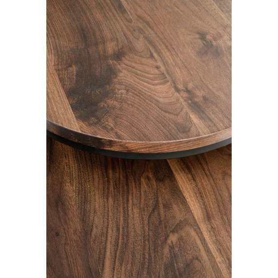 Bordsett Oreo - 2 stk - valnøtt