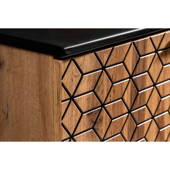 Høyskap DIAMOND 35x140 cm - eik - 1 dør