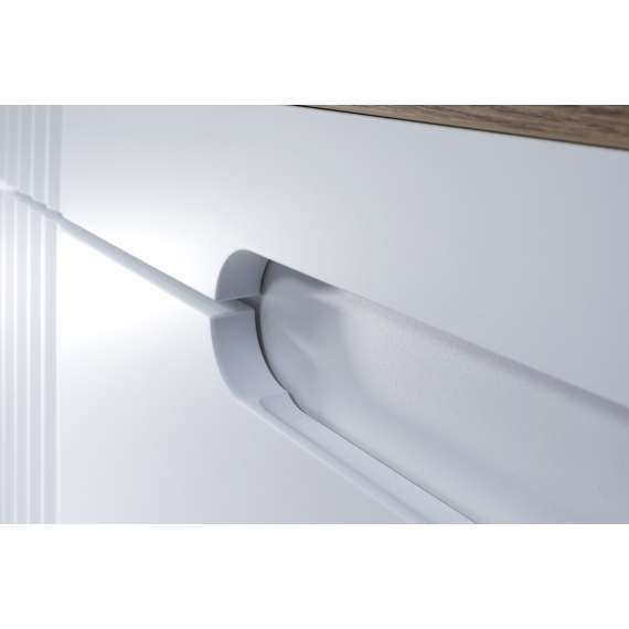 Høyskap Fiji 40x170 cm - hvit - 2 dører