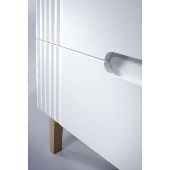 Høyskap Fiji 40x170 cm - hvit - 2 dører