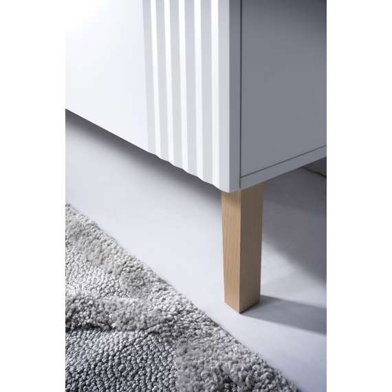 Høyskap Fiji 40x170 cm - hvit - 2 dører