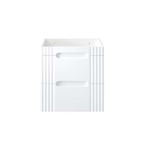 Servantskap Fiji 60 cm - hvit - 2 skuffer