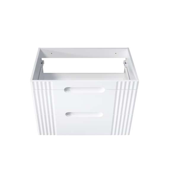 Servantskap Fiji 60 cm - hvit - 2 skuffer