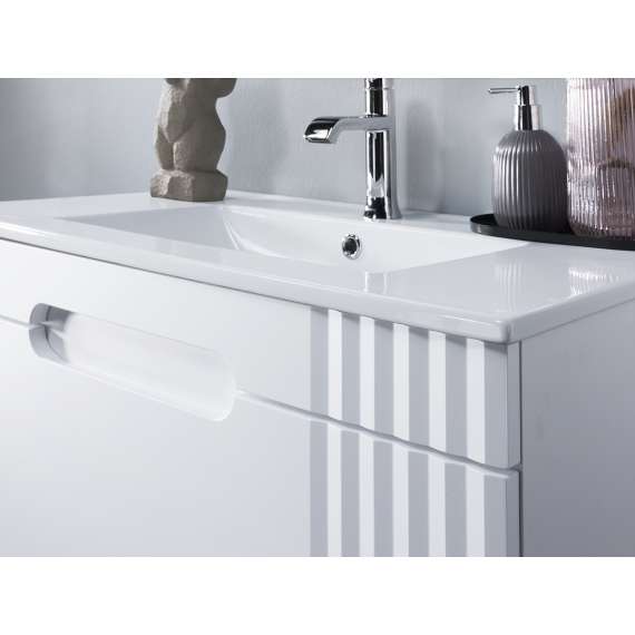 Servantskap Fiji 60 cm - hvit - 2 skuffer