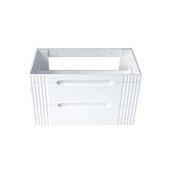 Servantskap Fiji 100 cm - hvit - 2 skuffer