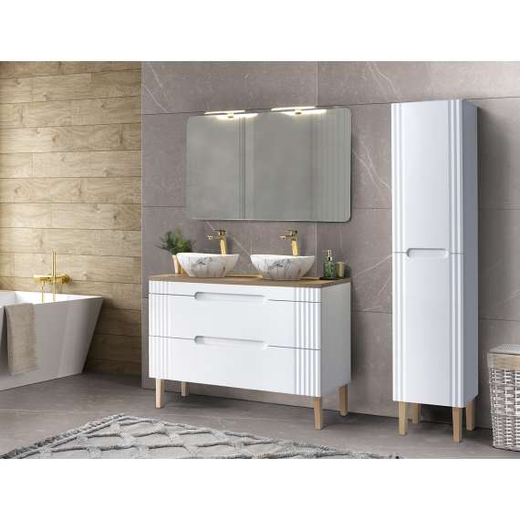 Benkeplate Fiji 60-120 cm - eik - flere størrelser