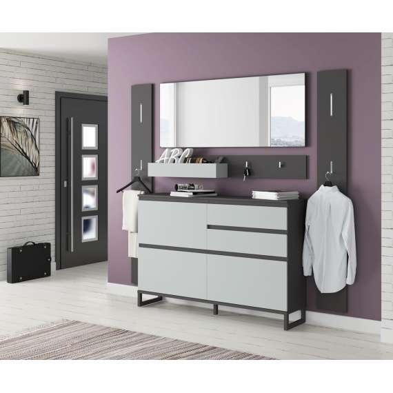 Entresett Ticos I - secret grey - grafitt