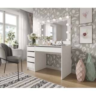 Sminkebord Ada 120 cm hvit matt