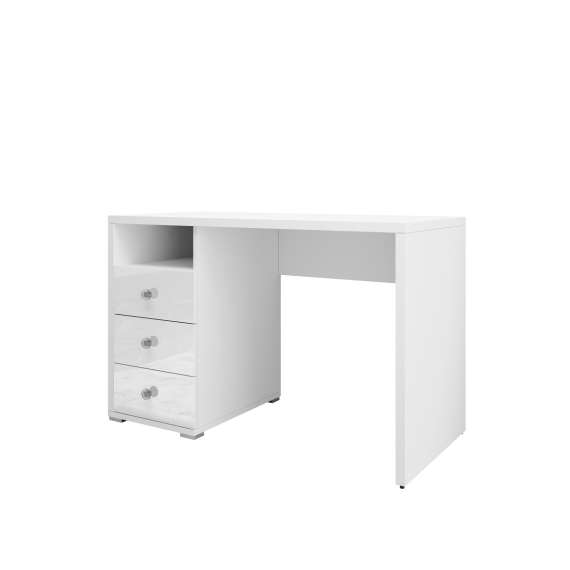 Sminkebord Iris 120x76x50 cm - med skuff - hvit