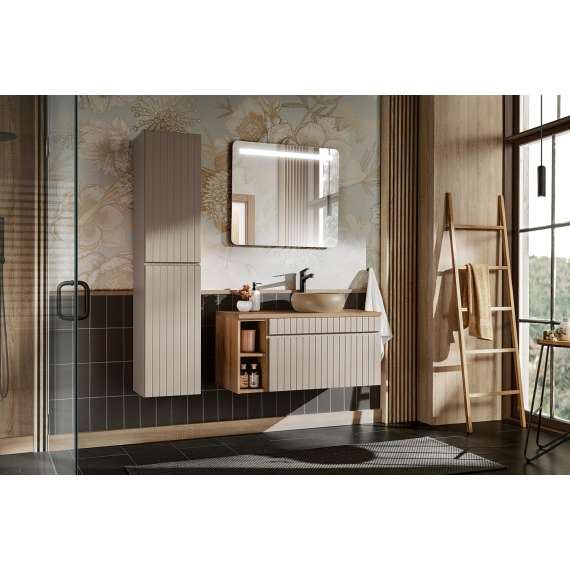 Servantskap Iconic 100 cm - cashmere - 1 skuff