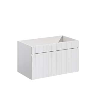 Servantskap Iconic 80 cm - hvit - 1 skuff
