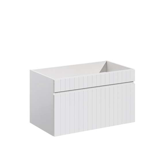 Servantskap Iconic 80 cm - hvit - 1 skuff