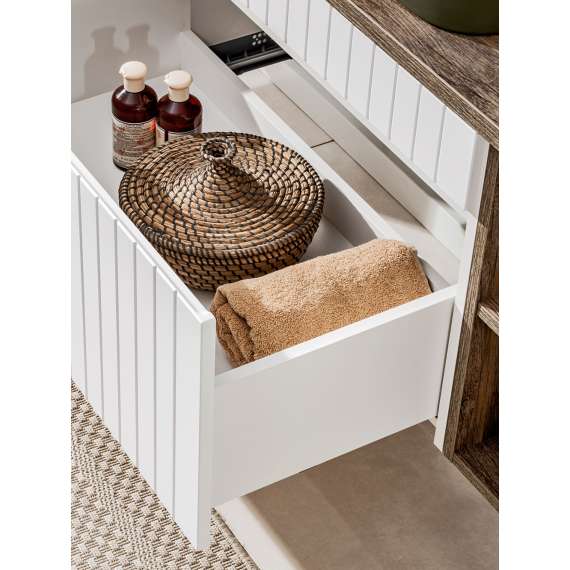 Servantskap Iconic 100 cm - hvit - 1 skuff