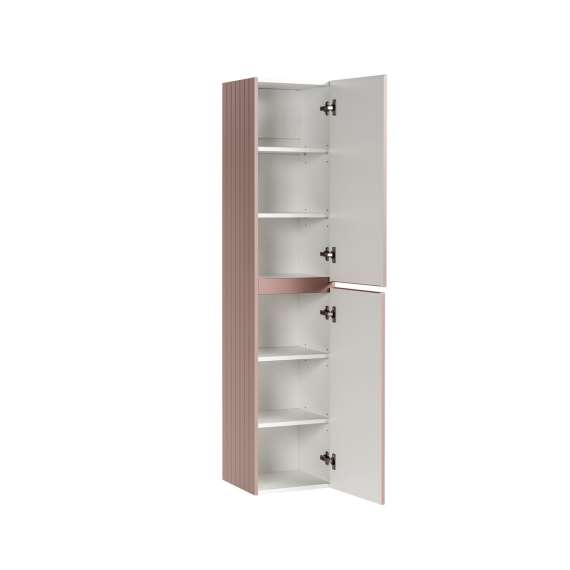 Høyskap Iconic 35x160 cm - rosa - 2 dører