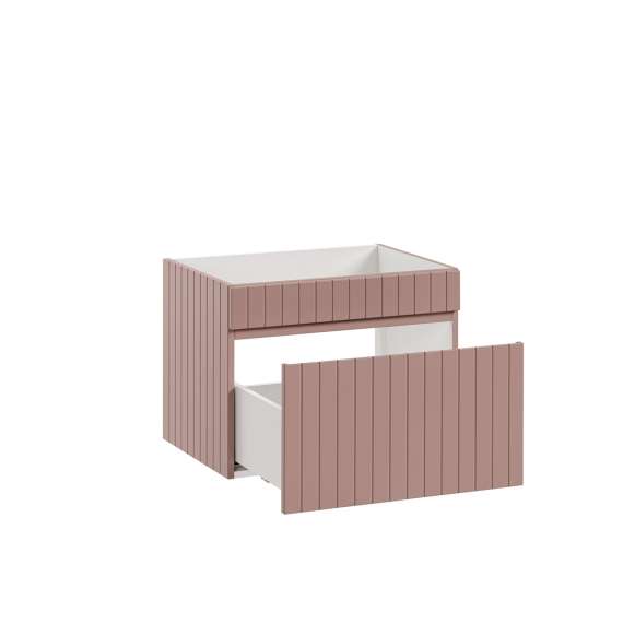 Servantskap Iconic 60 cm - rosa - 1 skuff