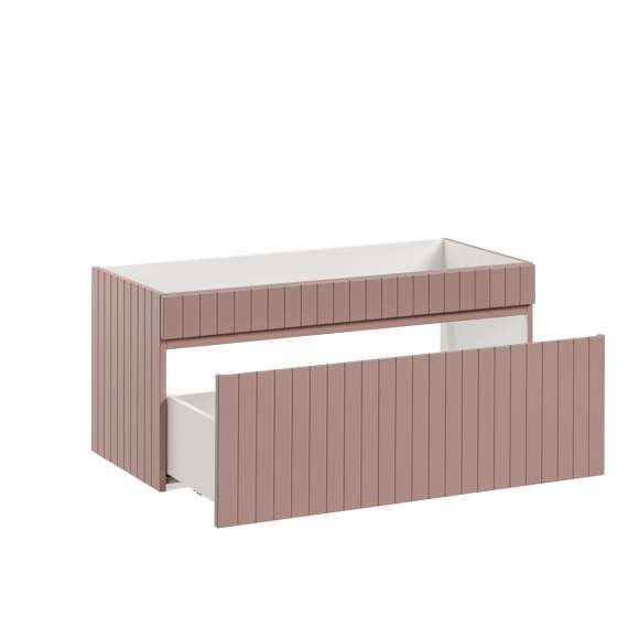 Servantskap Iconic 100 cm - rosa - 1 skuff