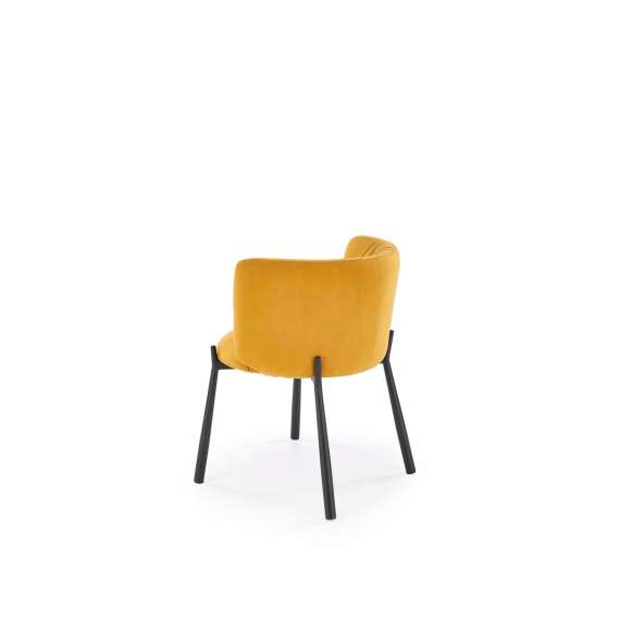 Stol Hilario - sennepsgul - sorte ben