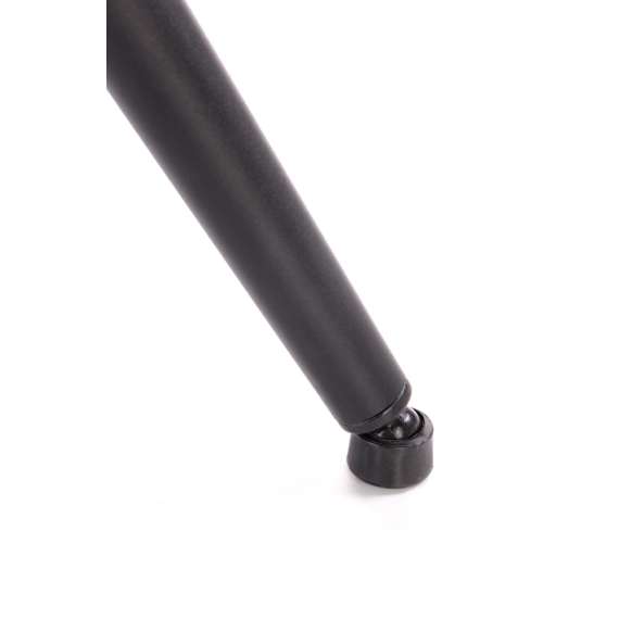 Lenestol Atlantis - antrasit - svart metall ben