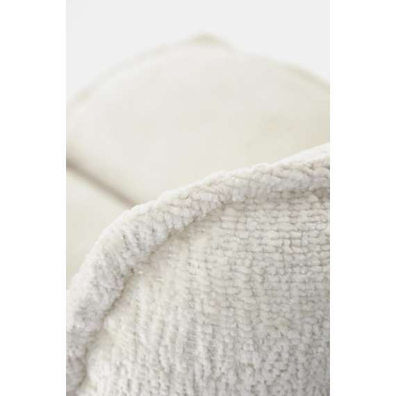 Lenestol Fofana - crem - svart metall ben