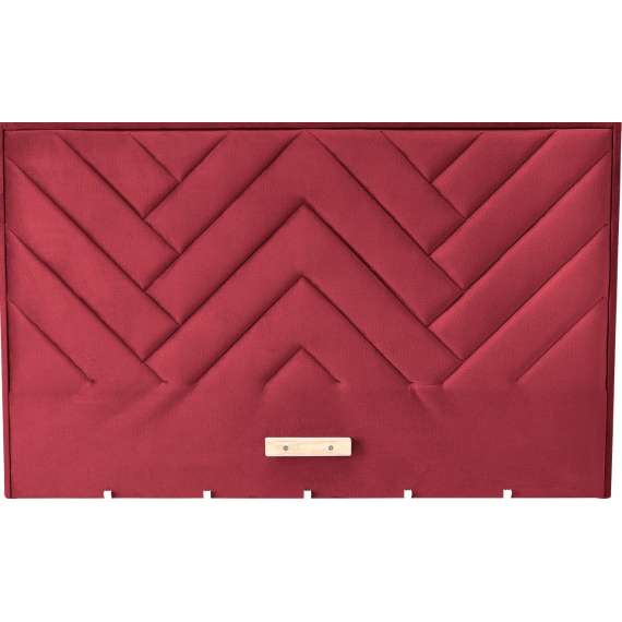 Seng Modulo W1 160x200 cm - velvet - metall ben - oppbevaringsplass