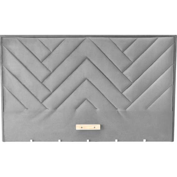 Seng Modulo W1 160x200 cm - velvet - metall ben - oppbevaringsplass