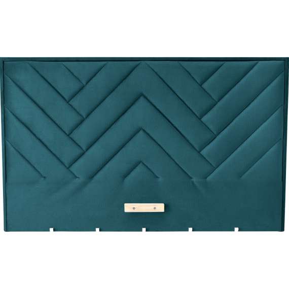 Seng Modulo W1 160x200 cm - velvet - metall ben - oppbevaringsplass