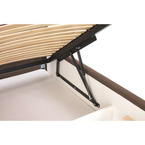 Seng Modulo W1 160x200 cm - velvet - metall ben - oppbevaringsplass