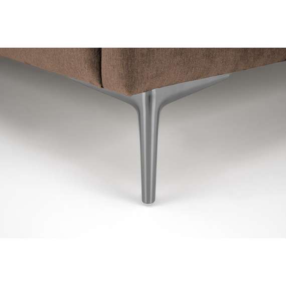 Seng Modulo W2 160x200 cm - velvet - metall ben - oppbevaringsplass