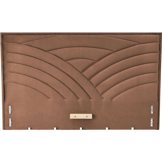 Seng Modulo W3 160x200 cm - velvet - metall ben - oppbevaringsplass