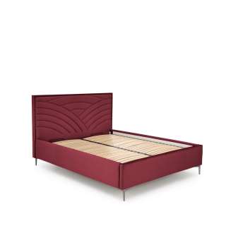 Seng Modulo W3 160x200 cm - velvet - metall ben - oppbevaringsplass