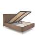 Seng Modulo W4 160x200 cm - velvet - metall ben - oppbevaringsplass