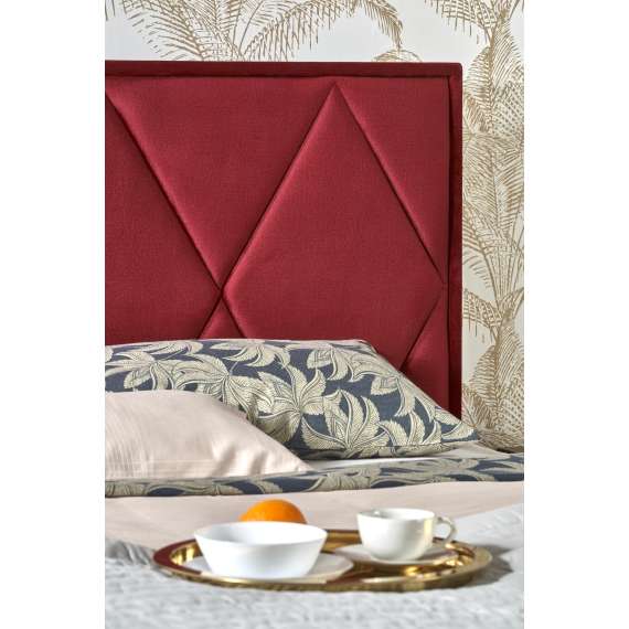 Seng Modulo W4 160x200 cm - velvet - metall ben - oppbevaringsplass