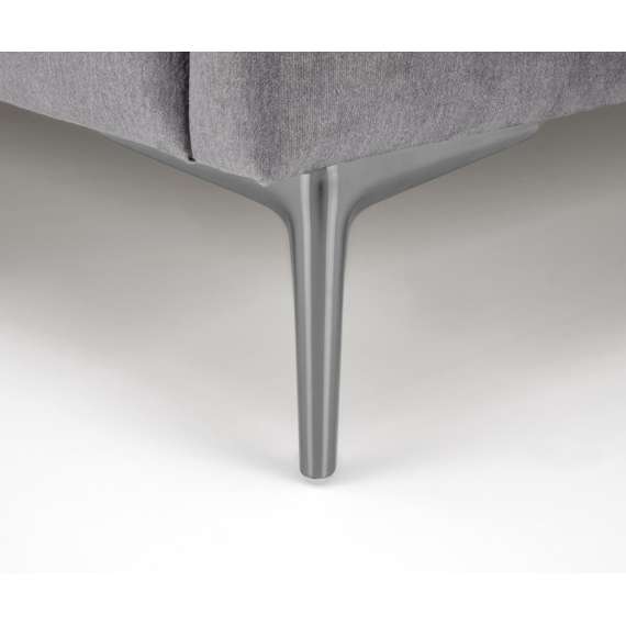 Seng Modulo W4 160x200 cm - velvet - metall ben - oppbevaringsplass