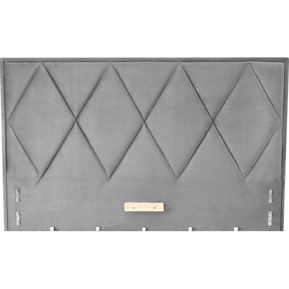 Seng Modulo W4 160x200 cm - velvet - metall ben - oppbevaringsplass