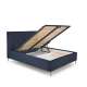 Seng Modulo W4 160x200 cm - velvet - metall ben - oppbevaringsplass