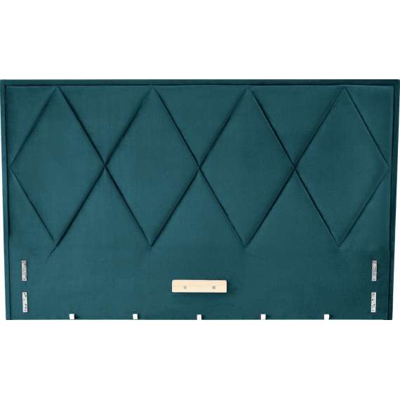 Seng Modulo W4 160x200 cm - velvet - metall ben - oppbevaringsplass