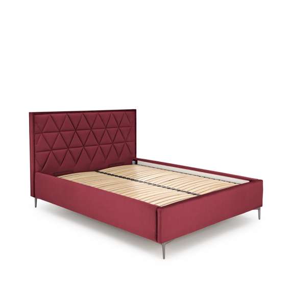 Seng Modulo W5 160x200 cm - velvet - metall ben - oppbevaringsplass