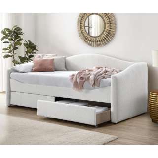 Dagseng Caydence 90x200 cm - 2 skuffer - crem boucle