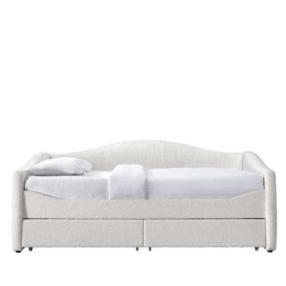 Dagseng Caydence 90x200 cm - 2 skuffer - crem boucle